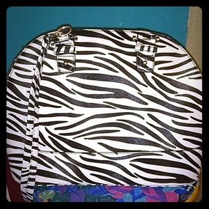 Zebra print bag